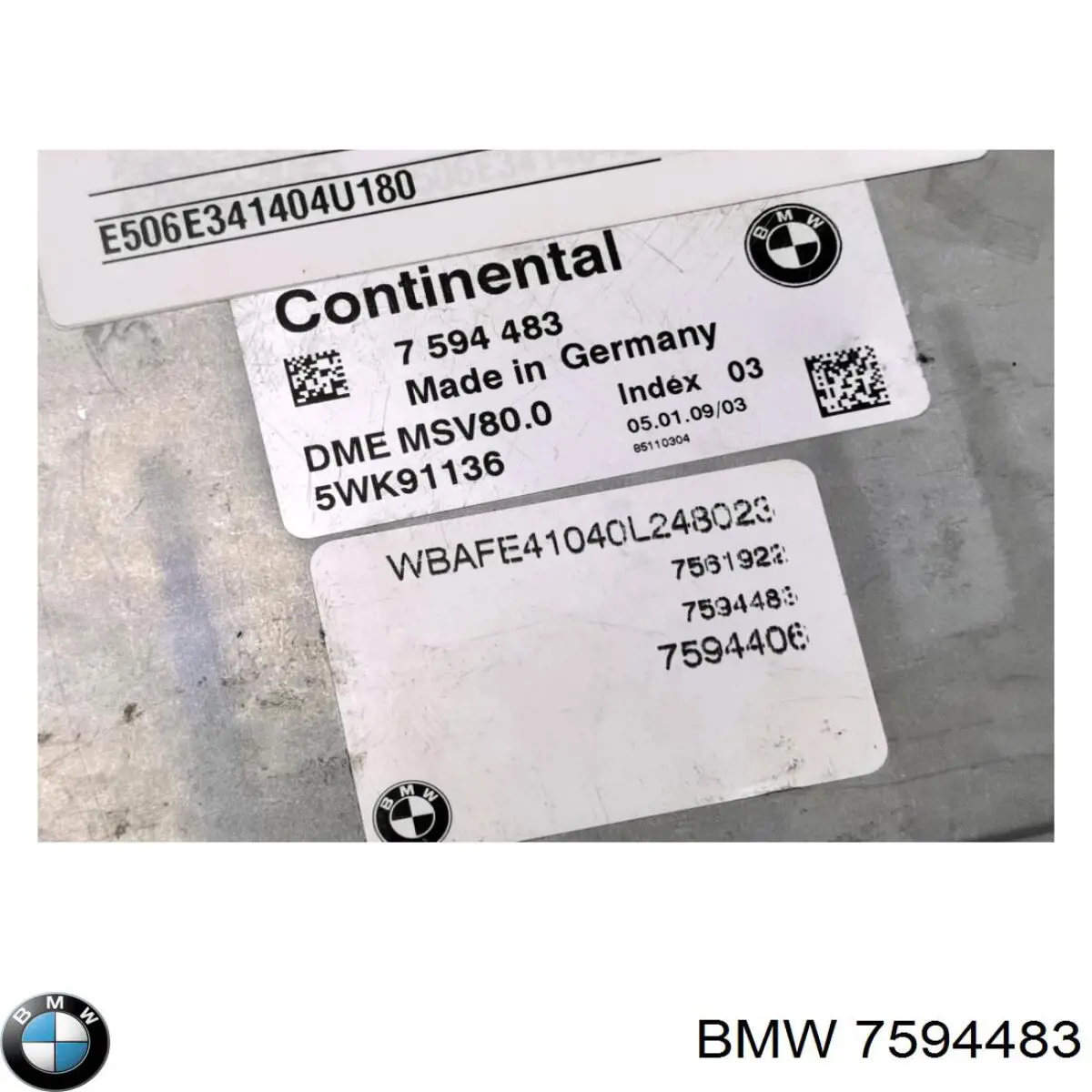 Купити 7594483 BMW 