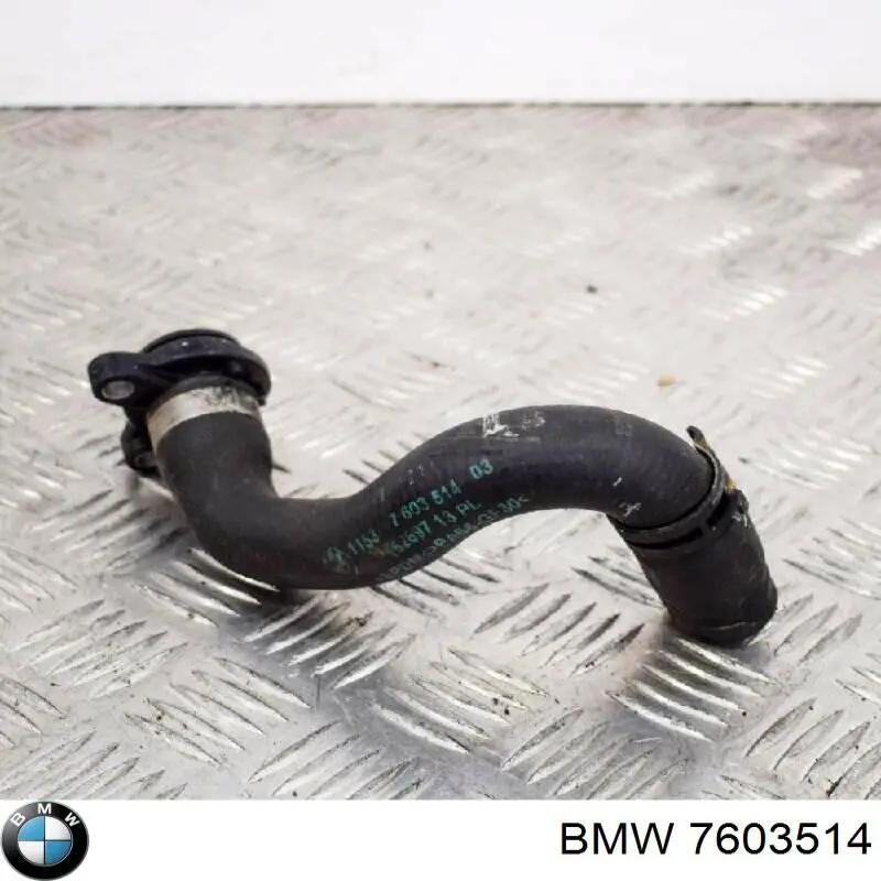 7603514 BMW Шланг (патрубок) термостата