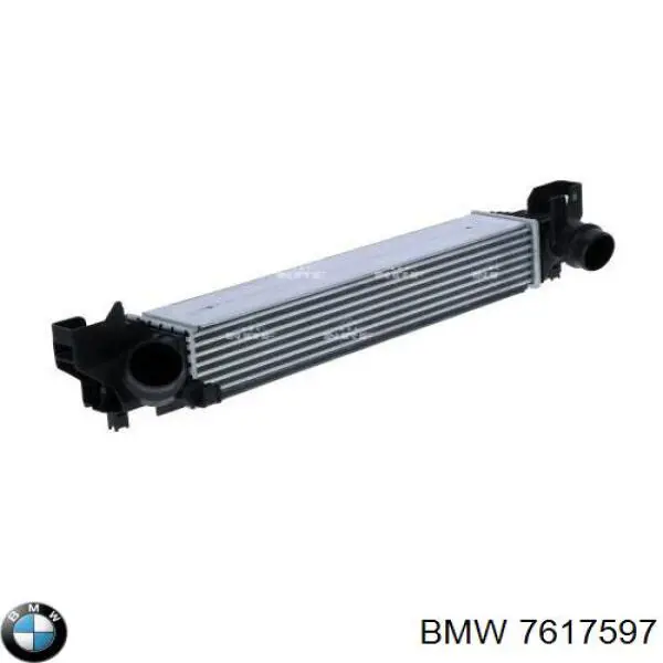 7617597 BMW радіатор интеркуллера