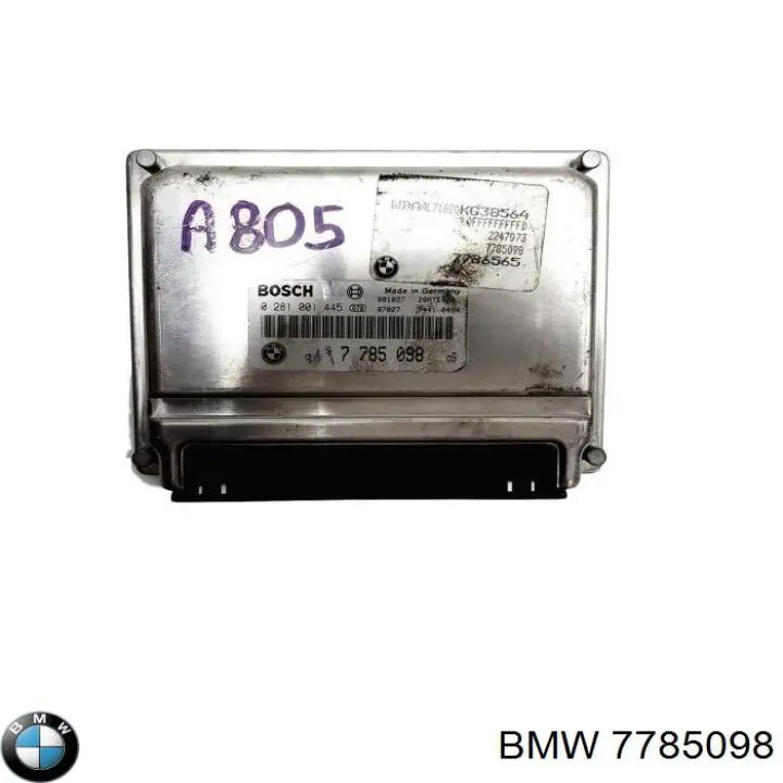 Електронний блок керування двигуном 7785098 BMW