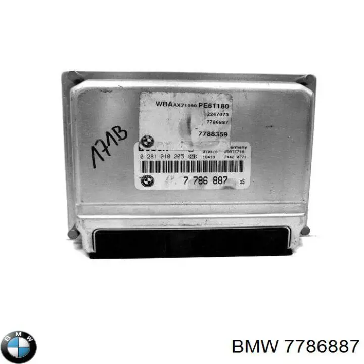 7786887 BMW модуль (блок керування (ЕБУ) двигуном)