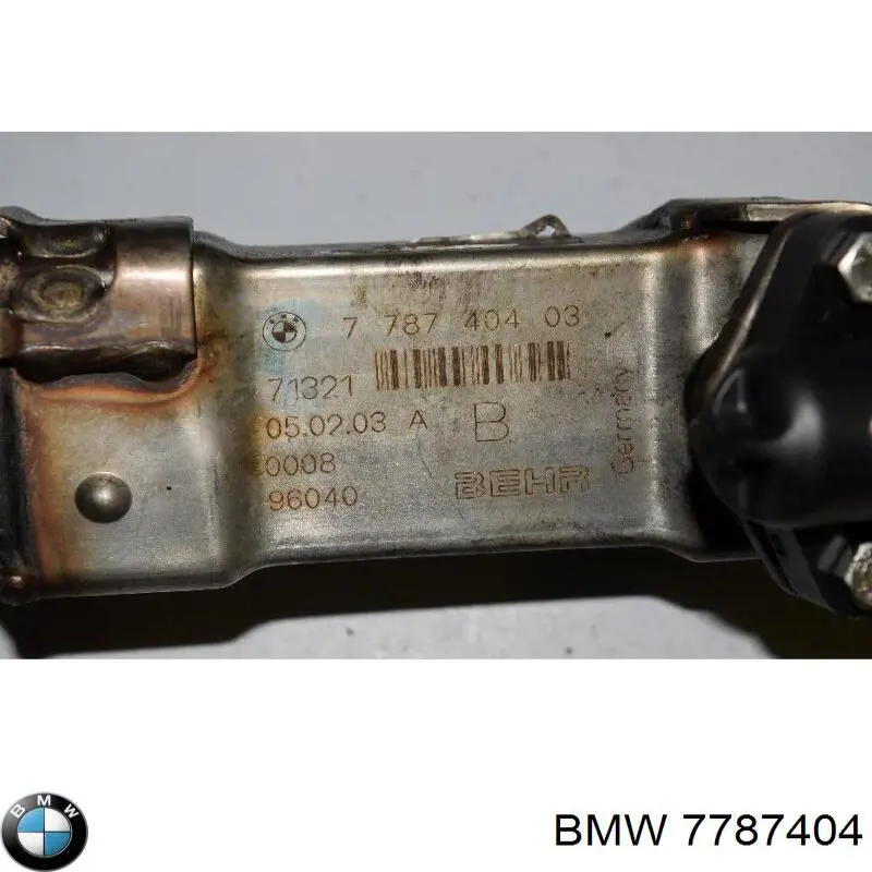 Радіатор системи EGR рециркуляції вихлопних газів 7787404 BMW