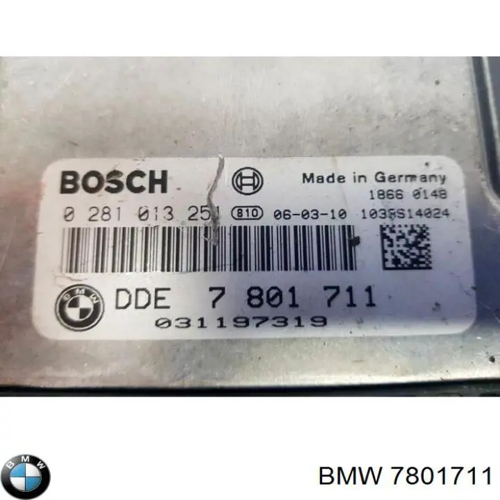 Електронний блок керування двигуном 7801711 BMW