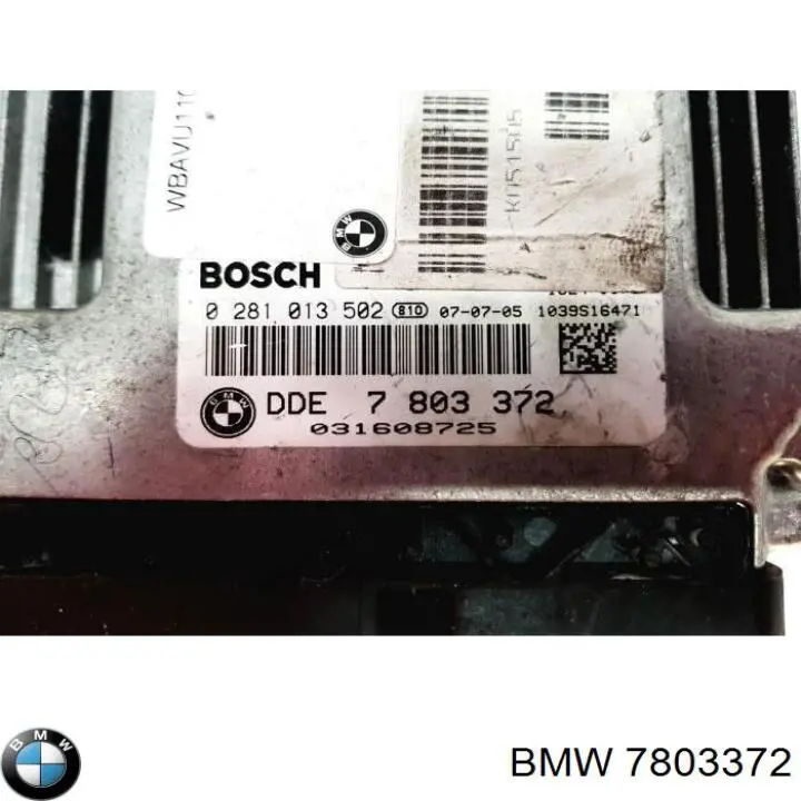 7803372 BMW Блок електронного управління