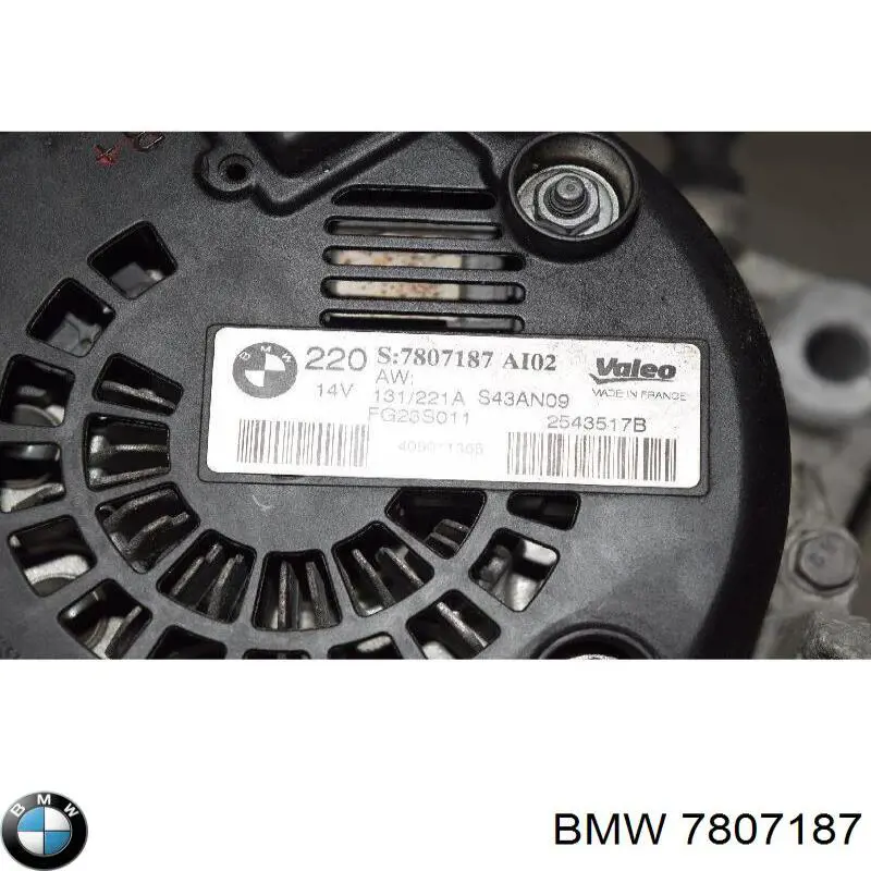 Генератор BMW 7807187 ціна, від 177.36 USD