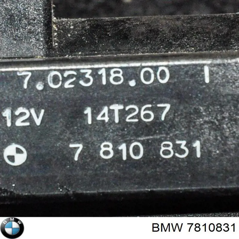 7810831 BMW Клапан соленоїд регулювання заслонки EGR