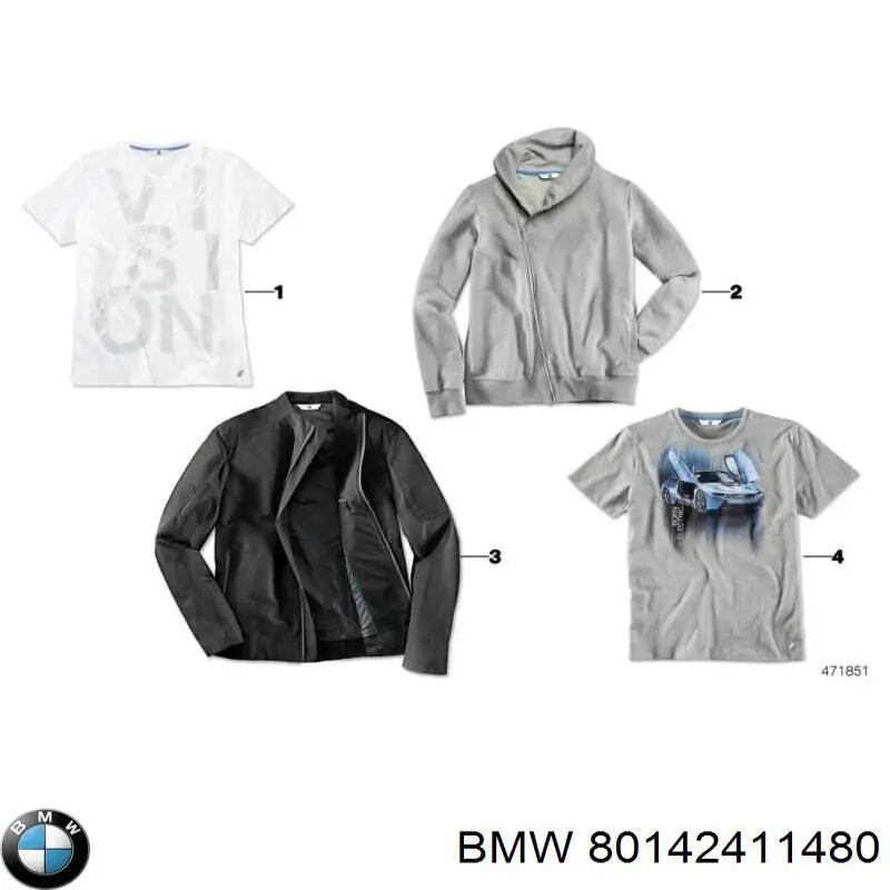  BMW 80142411480 ціна, від 45.01 USD