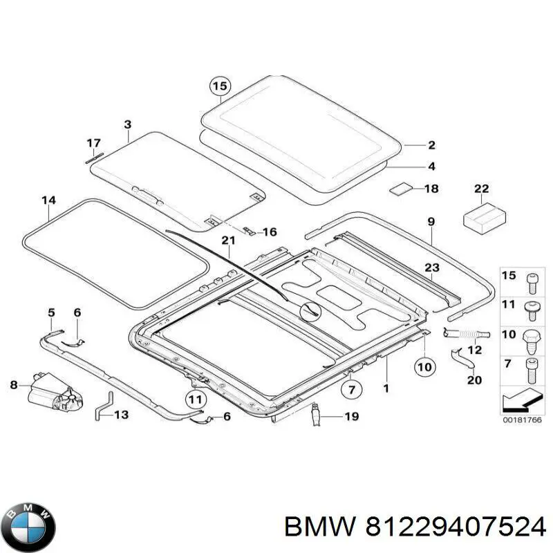  BMW 81229407524 ціна, від 15.08 USD