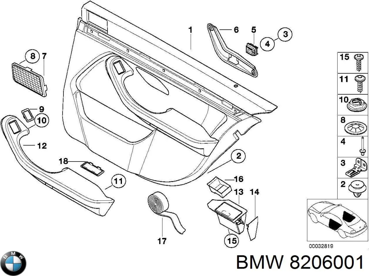 8206001 BMW 