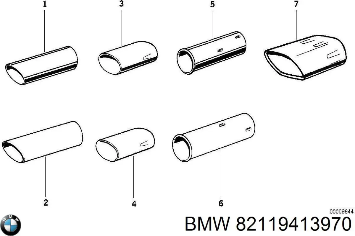 Купити 82119413970 BMW Вихлоп