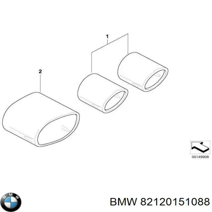 Купити 82120151088 BMW 