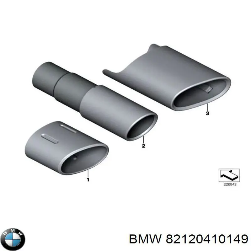 82120410149 BMW Глушилка