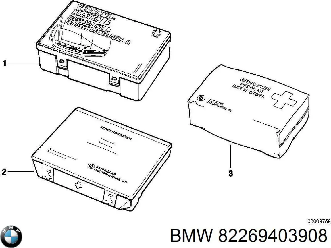 Купити 82269403908 BMW 