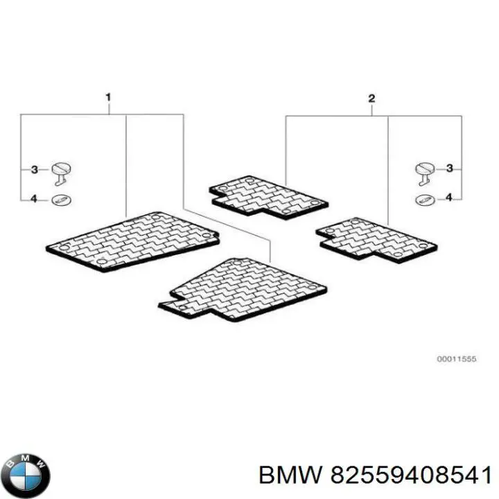 Купити 82559408541 BMW 