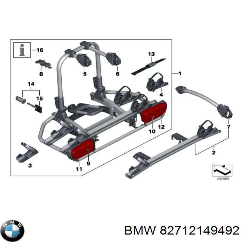 Купити 82722230146 BMW 