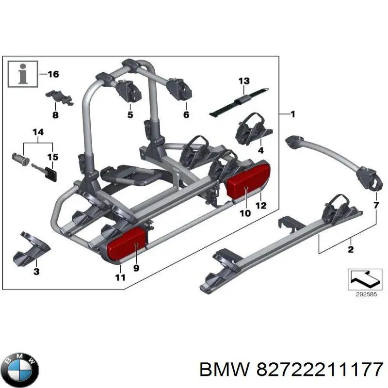 Купити 82722211177 BMW 