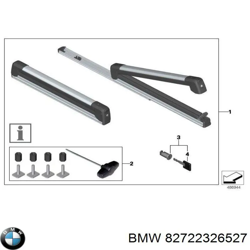  BMW 82722326527 ціна, від 474.62 USD
