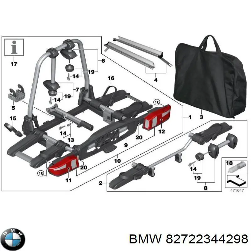  BMW 82722344298 ціна, від 57.84 USD