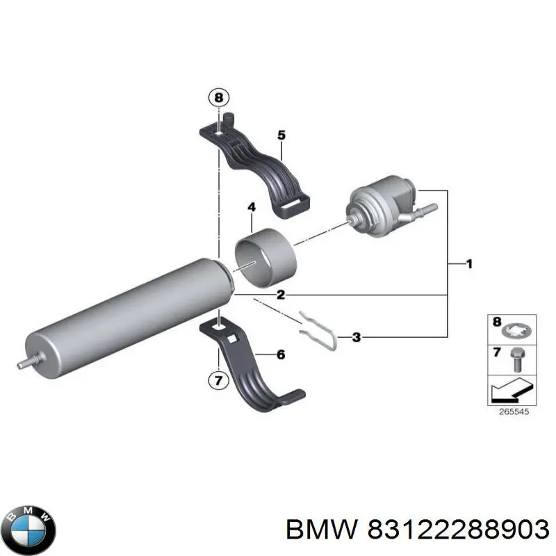 Купити 83122288903 BMW Розморожувач скла і замків