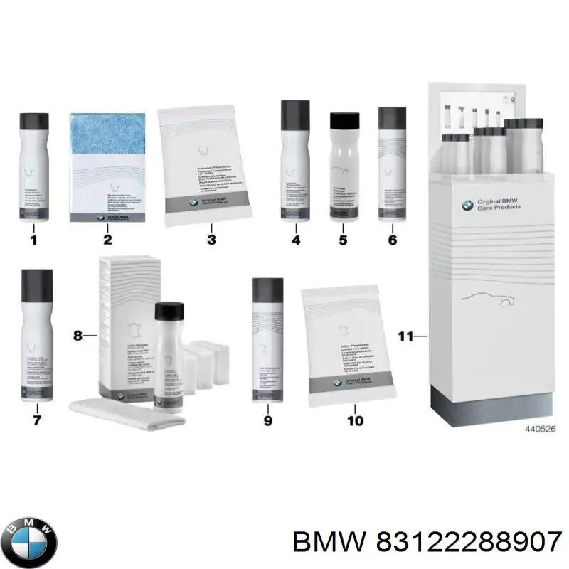 Купити 83122288907 BMW Очищувач шкіряної оббивки салону