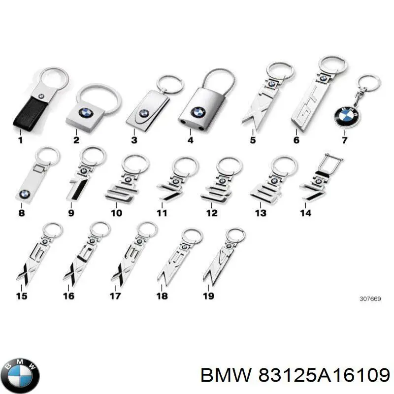 Купити 83125A16109 BMW 