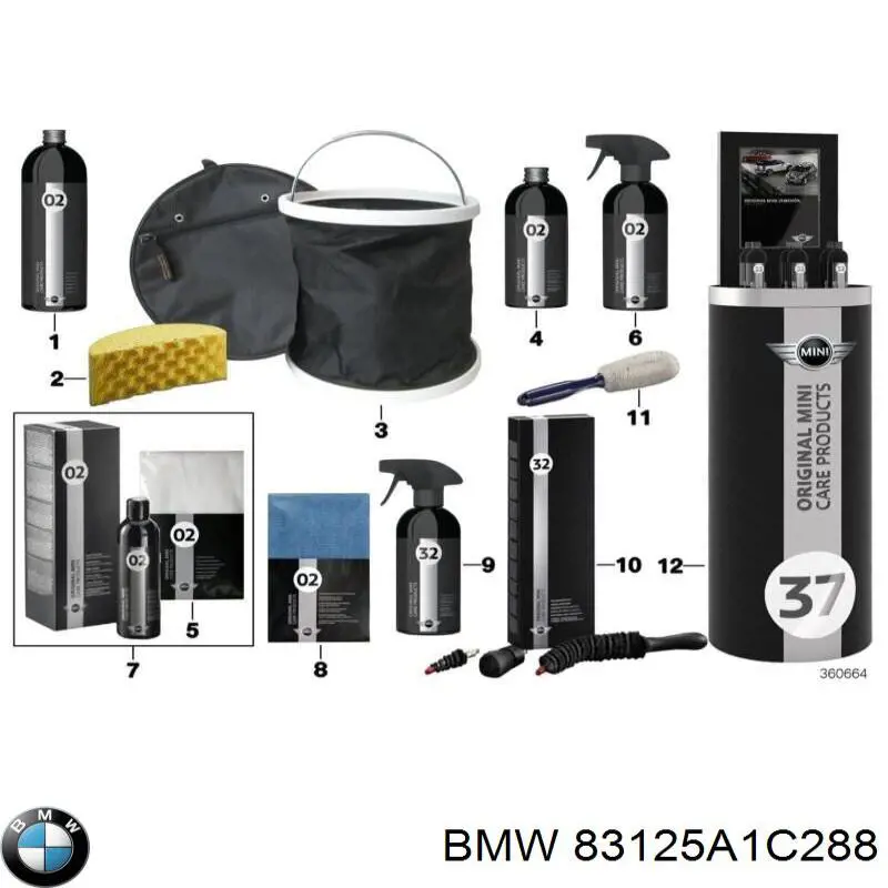  BMW 83125A1C288