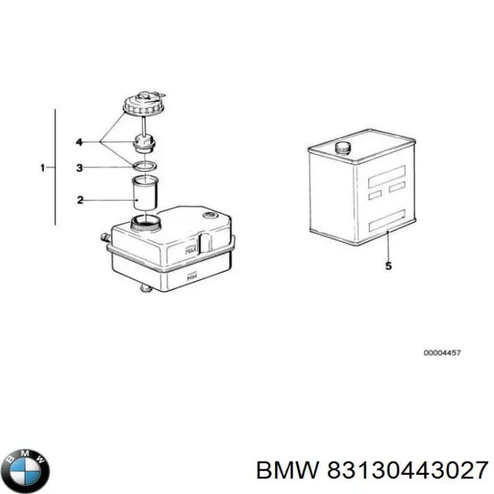 Купити 83130443027 BMW Рідина гальмівна