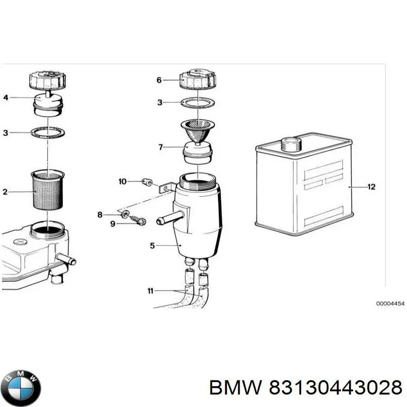 Купити 83130443028 BMW 