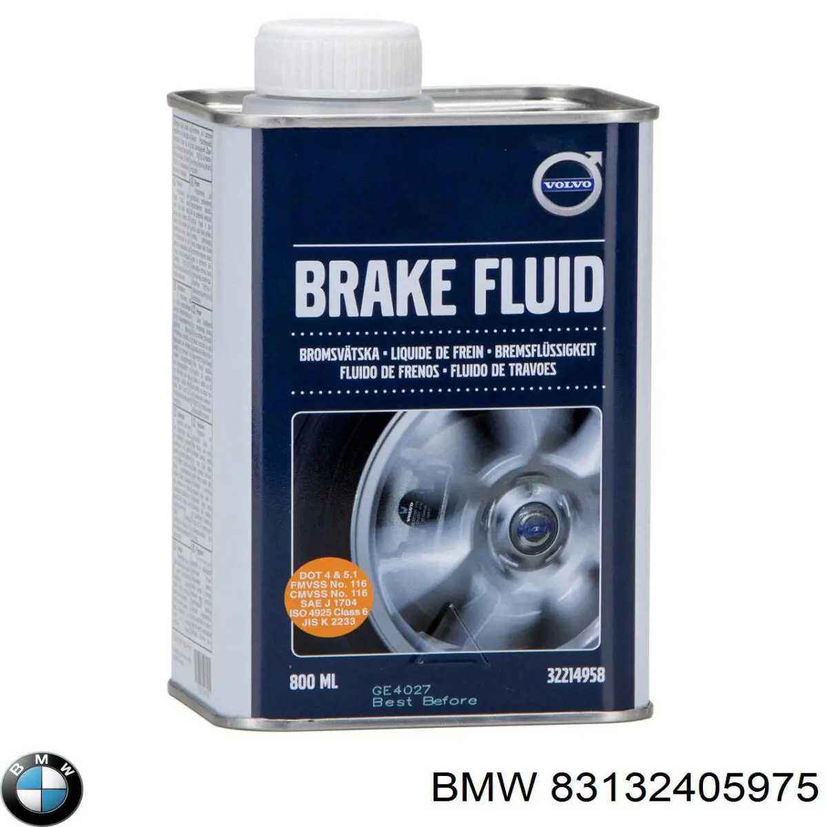 Рідина гальмівна BMW 83132405975 ціна, від 3.51 USD