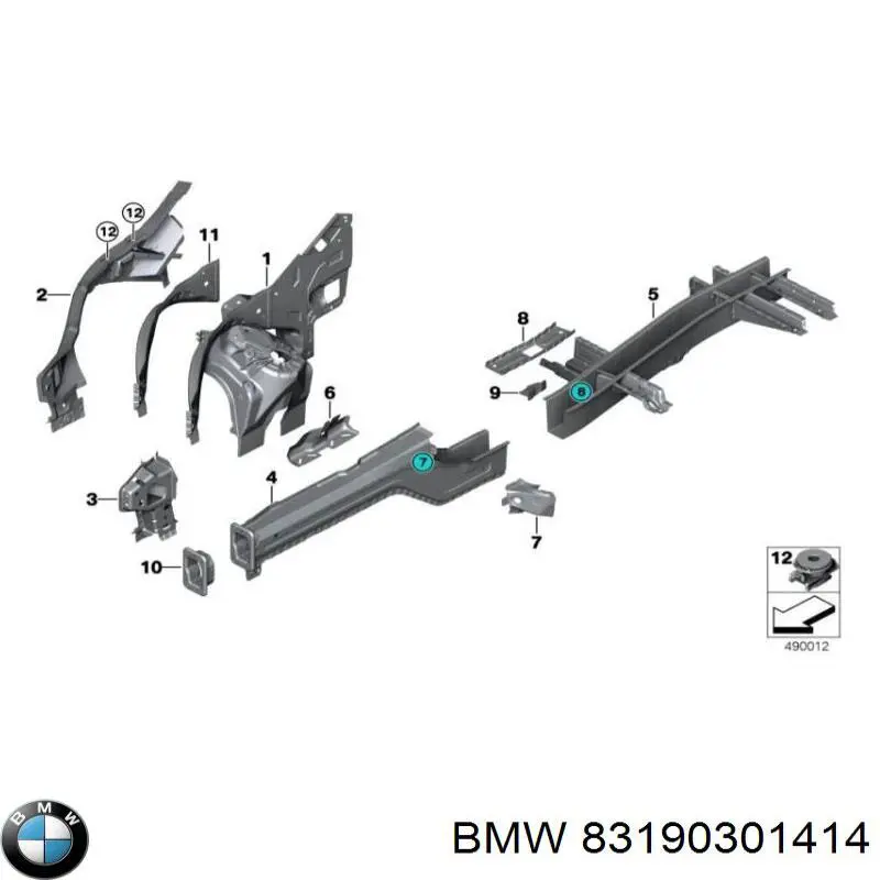  83190301414 BMW