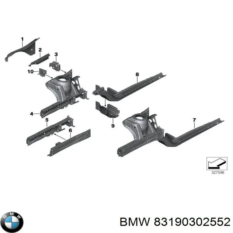 Купити 83190413015 BMW Клей-герметик для скла