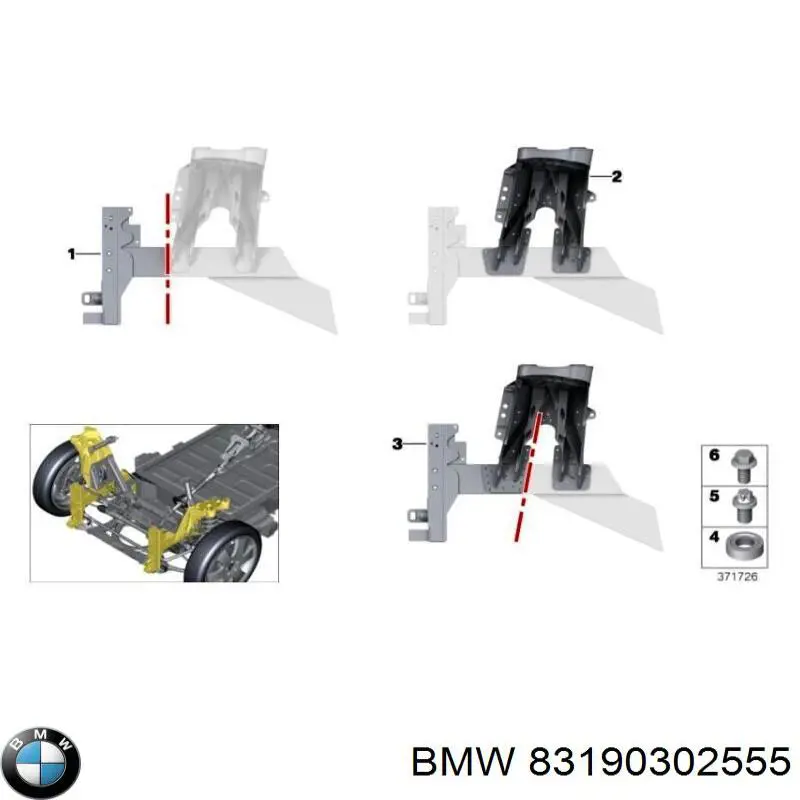  BMW 83190302555 ціна, від 74.93 USD