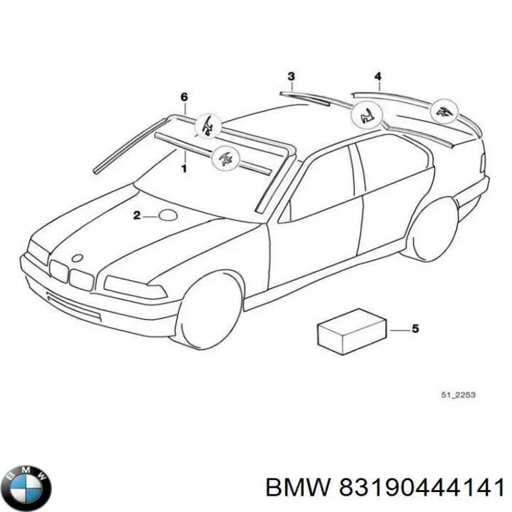 Клей-герметик для скла BMW 83190147371 ціна, від 73.69 USD