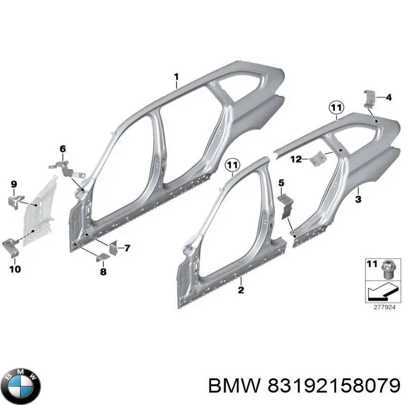  BMW 83192158079 ціна, від 0.37 USD