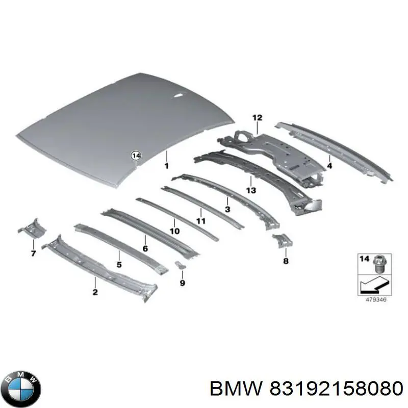  BMW 83192158080 ціна, від 0.54 USD