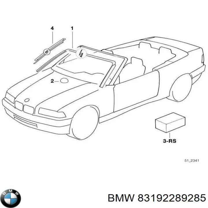 83192289285 BMW Клей-герметик для скла