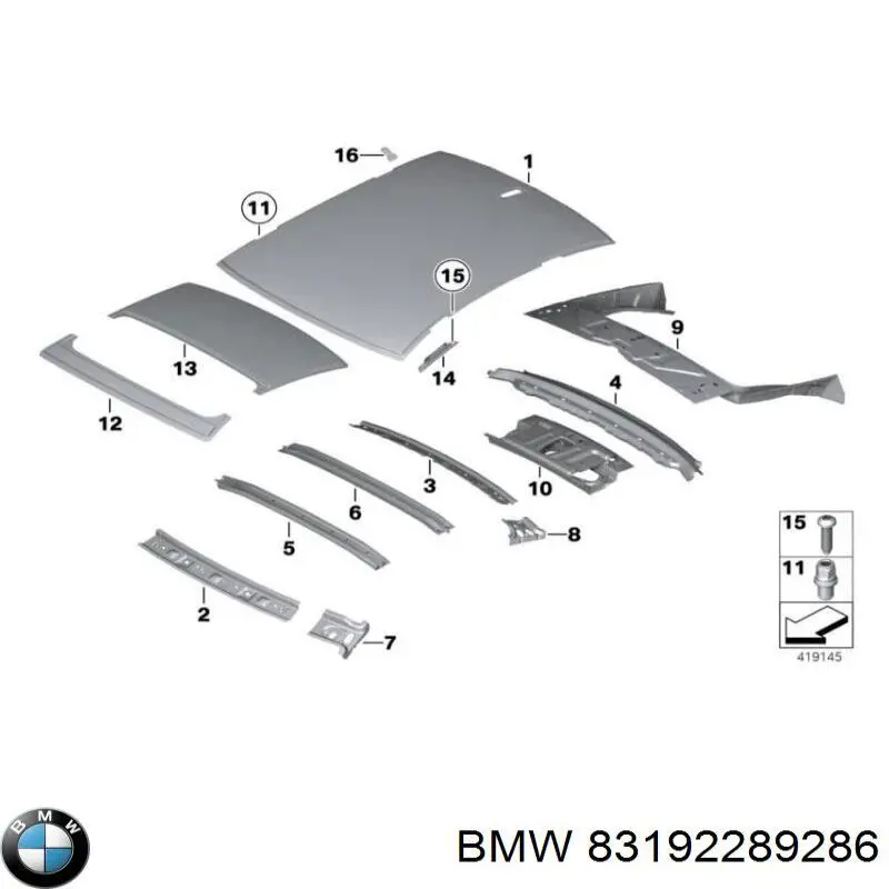Купити 83192289286 BMW 