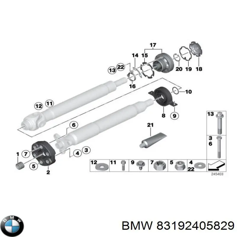 83192405829 BMW Мастило універсальне