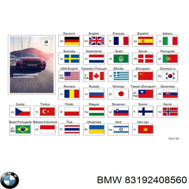 Присадки паливної системи для інжектора 83192408560 BMW