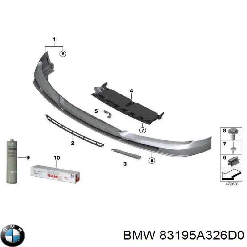Купити 83195A326D0 BMW 