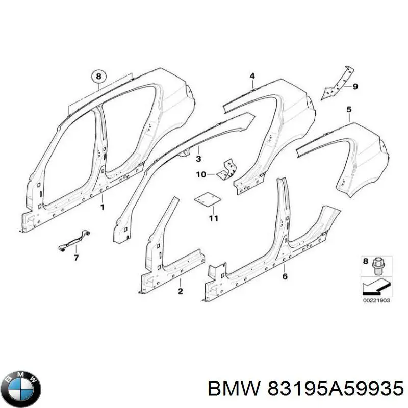  BMW 83195A59935 ціна, від 245.37 USD