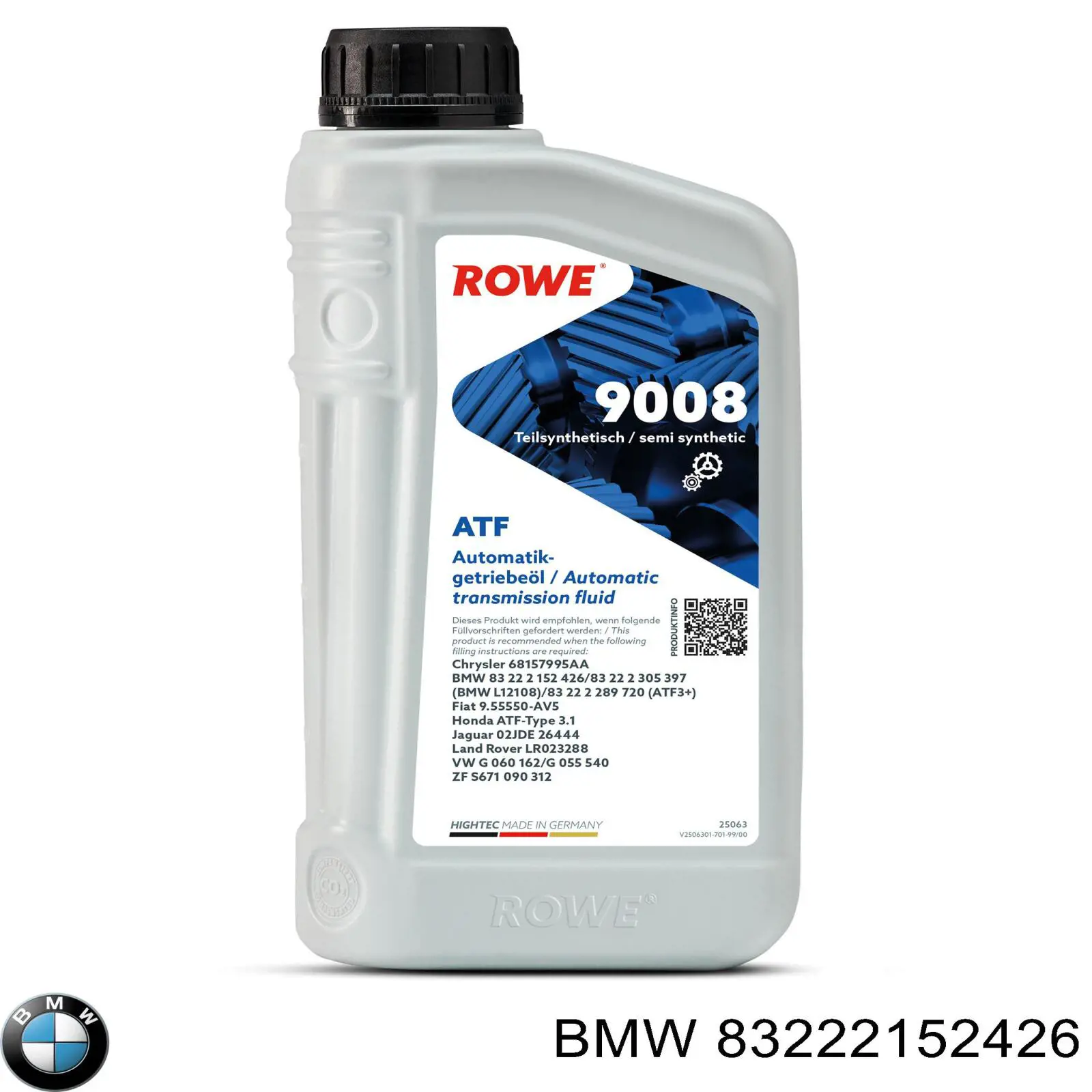 Масло коробки передач BMW 83222152426 ціна, від 357.35 USD