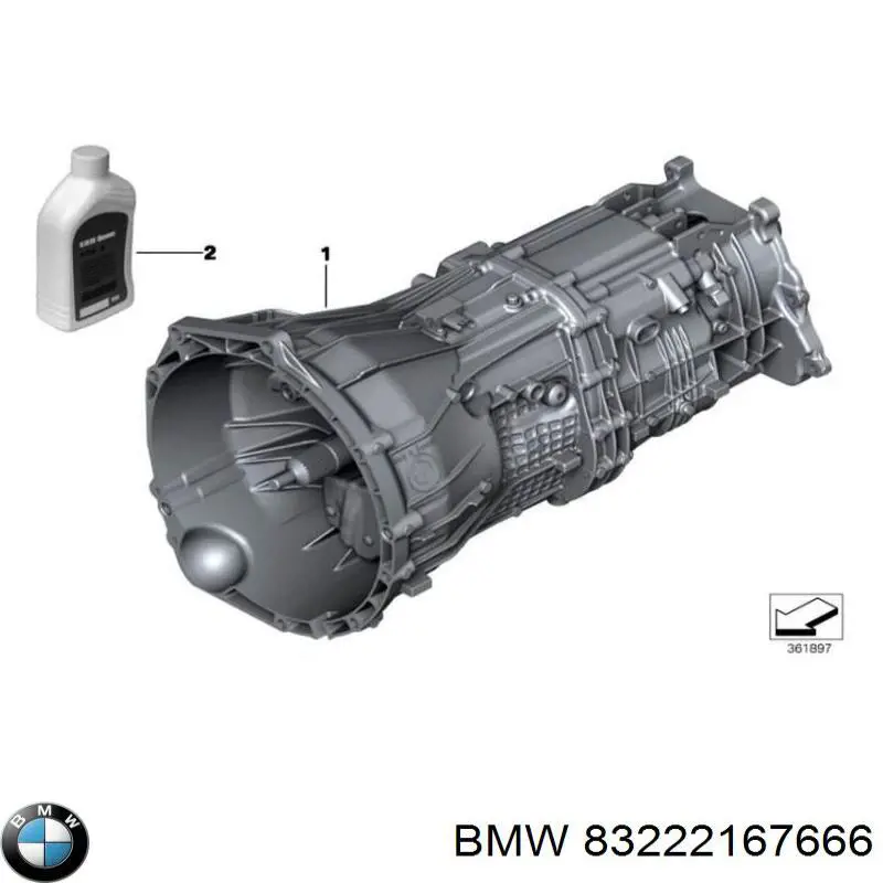 Купити 83222167666 BMW Масло кп