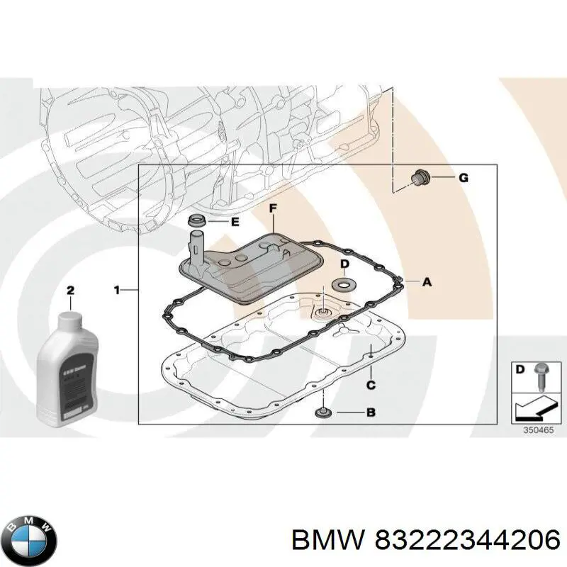Масло коробки передач BMW 83222344206 ціна, від 13.58 USD