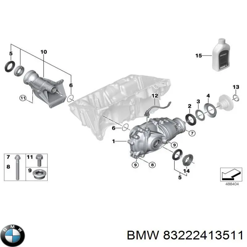 Купити 83222413511 BMW Масло АКПП