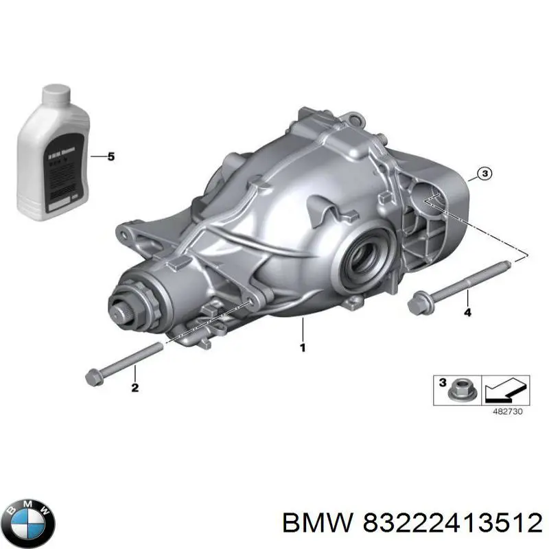 Масло роздавальної коробки на BMW X5 (F15)
