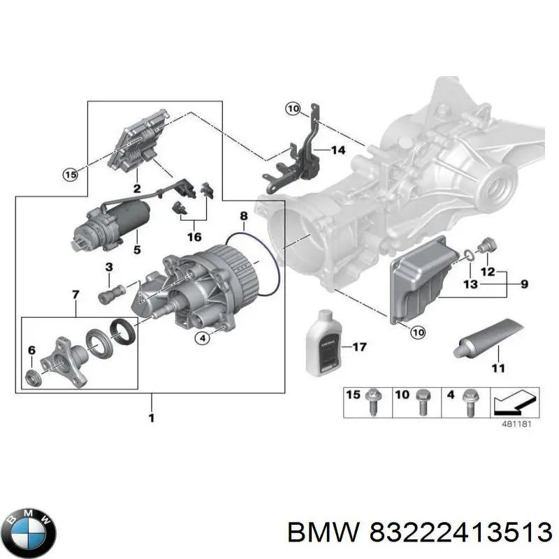 83222413513 BMW Масло для роздавальної коробки