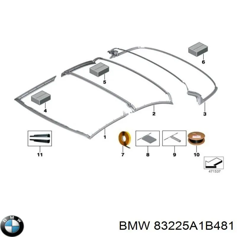  BMW 83225A1B481 ціна, від 48.95 USD