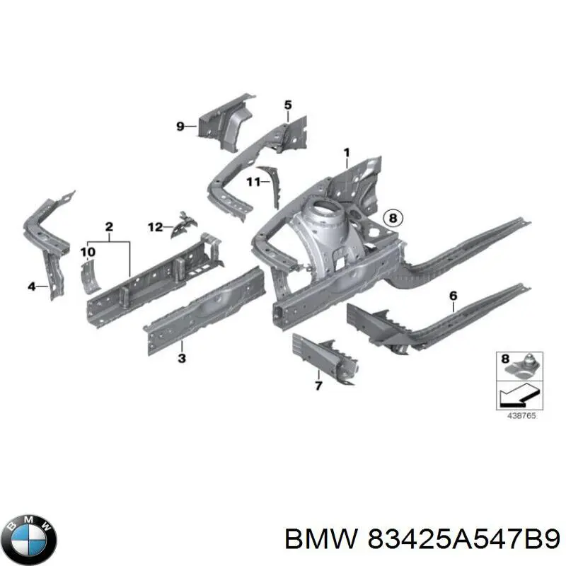 83425A547B9 BMW Герметик силіконовий