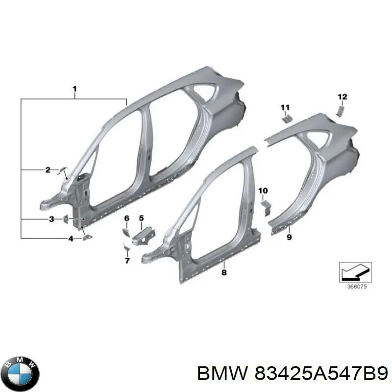 Герметик силіконовий BMW 83425A547B9 ціна, від 11.59 USD